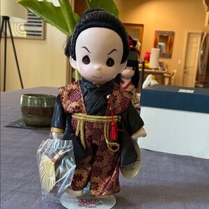 Precious Moments Black and Gold Figurine